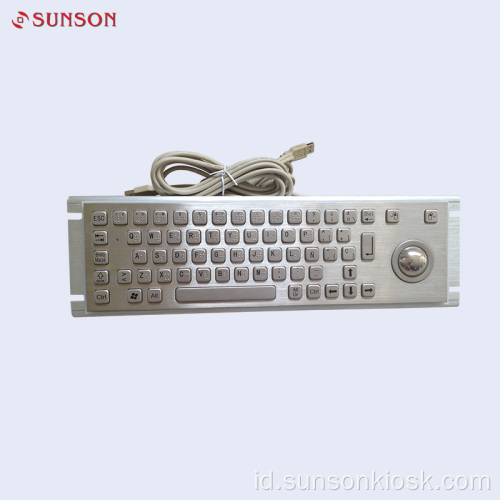 Keyboard Logam Diebold dengan Touch Pad